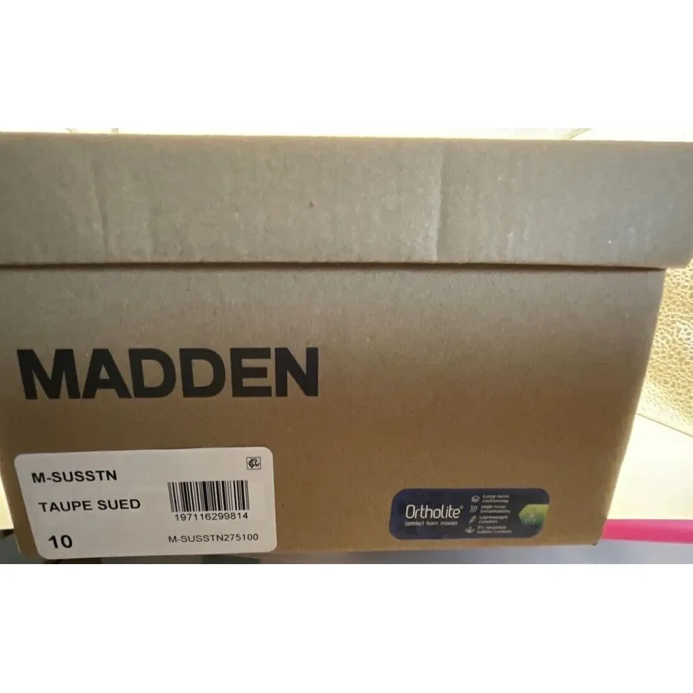 Madden Slip On Loafers Men Size‎ 10 Taupe New In Box